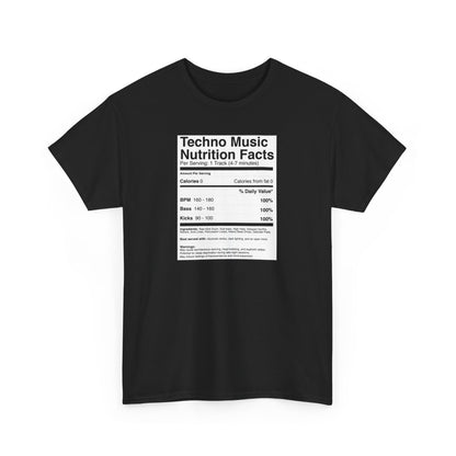 Techno Nutritional Facts T-shirt