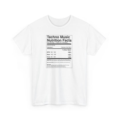 Techno Nutritional Facts T-shirt